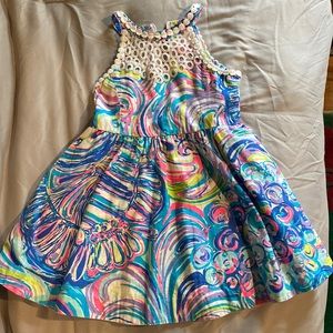 Lilly Pulitzer Girls Kinley Dress Size 5